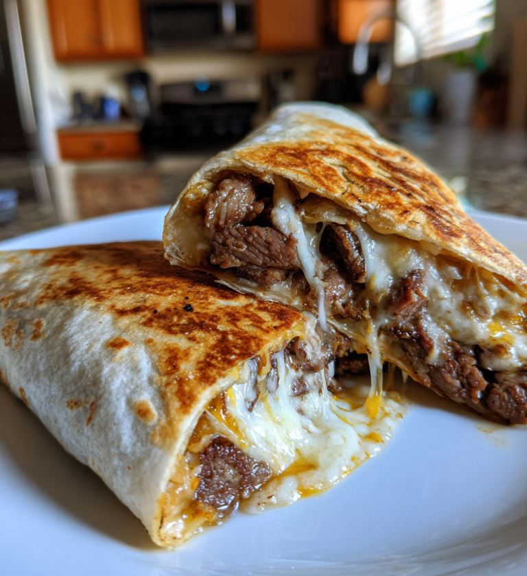 Steak and cheese burritos: 30-minute heavenly delight