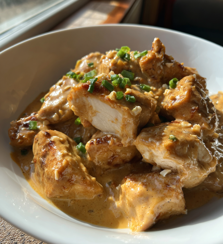 Chinese Peanut Butter Chicken: 1 Pan Heavenly Dinner