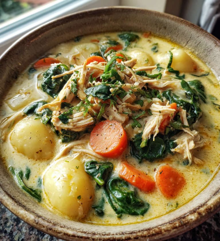 Rotisserie Chicken Gnocchi Soup: 1 Pot Ultimate Comfort
