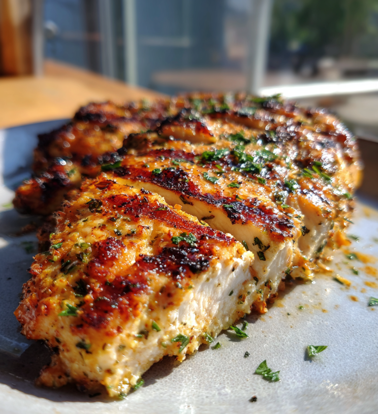 Garlic parmesan grilled chicken: 20 minute juicy bliss