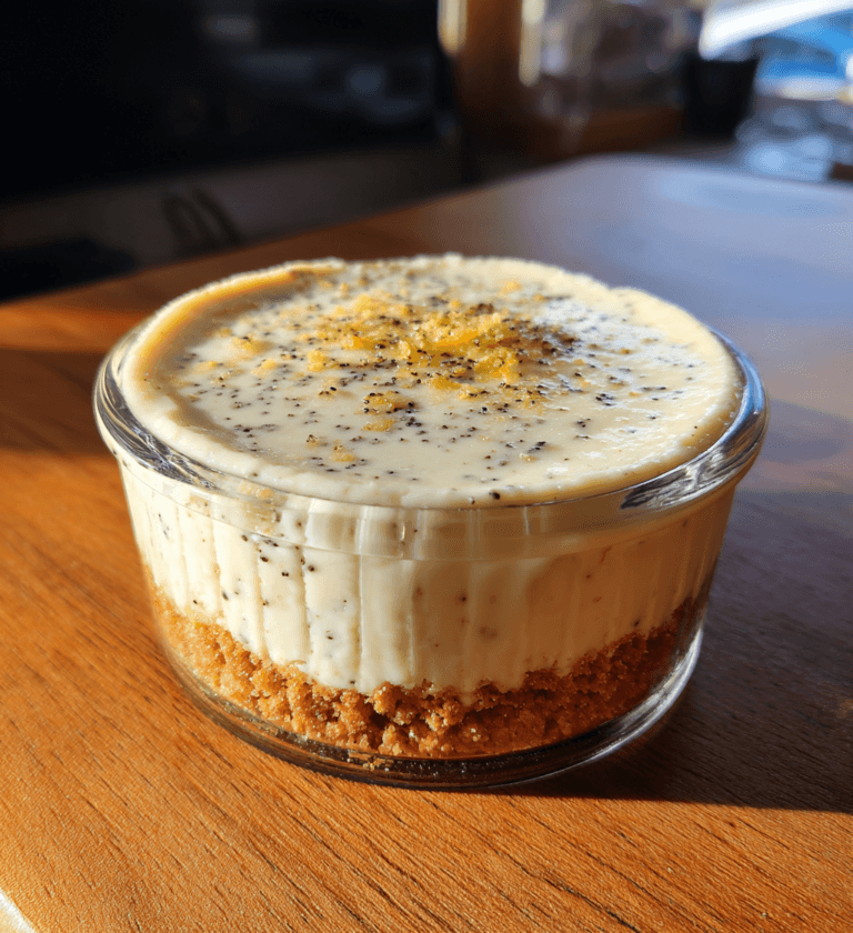 No-Bake Cheesecake for One: 1 Divine Delight