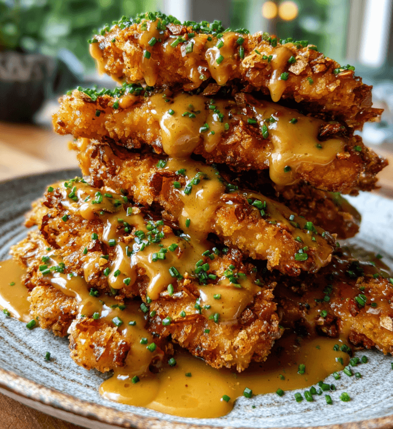 Pretzel Chicken with Mustard-Cheddar Sauce 1 Epic Feast