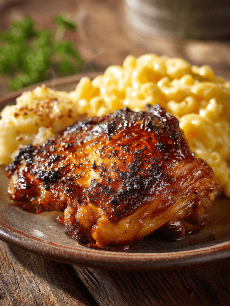 Smoked chicken thighs sides: 15 minute incredible meal