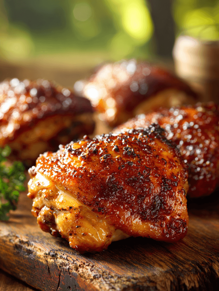 Smoked chicken thighs electric smoker 1 juicy secret