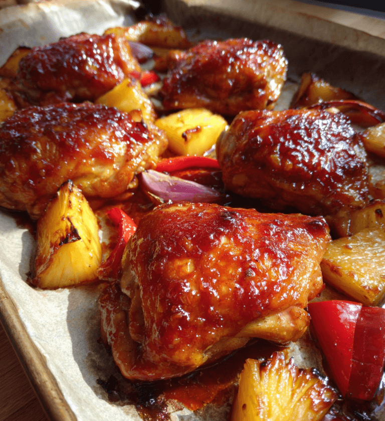 Hawaiian Chicken Sheet Pan 30 Minute Easy Dinner Bliss