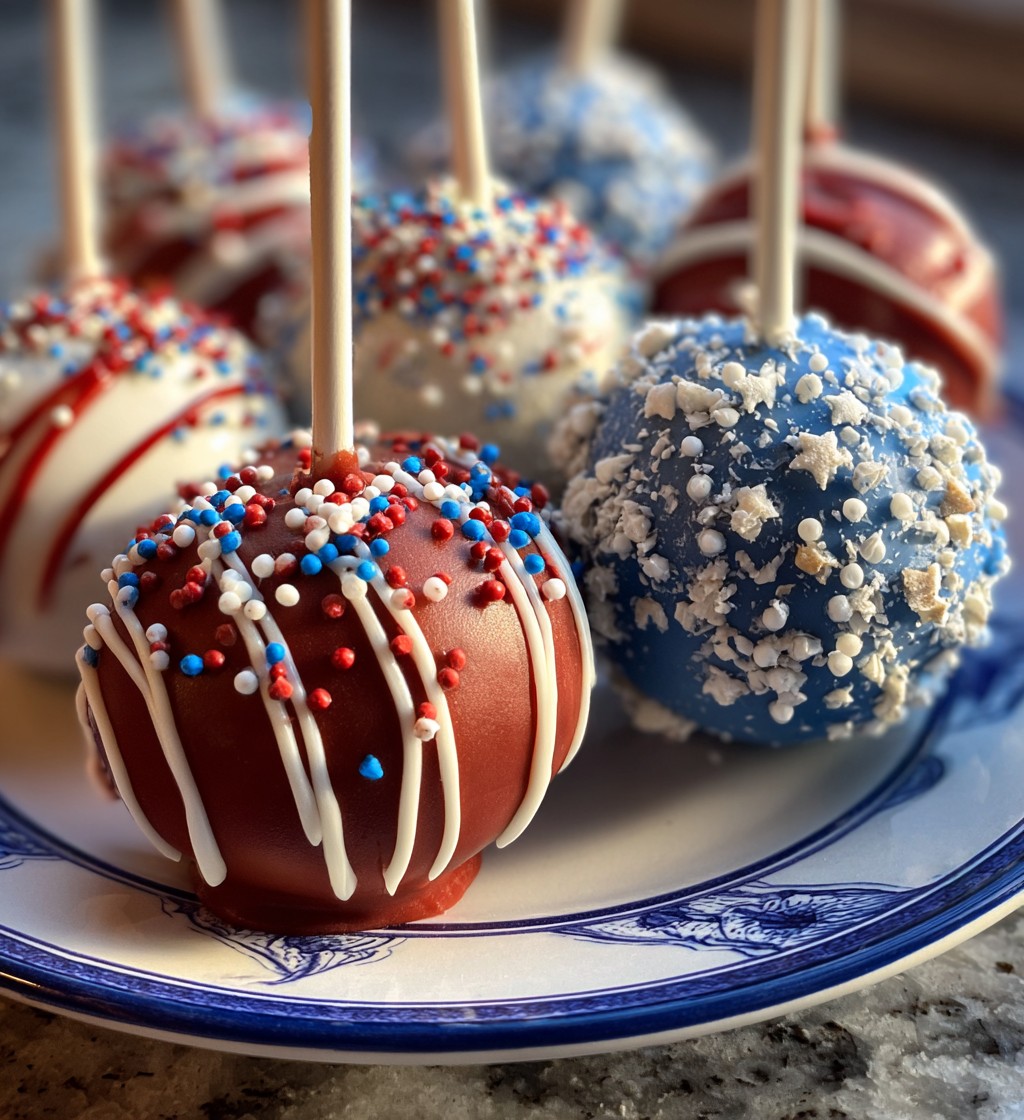 Patriotic 4th of July Cake Pops Recipe for a Festive Treat