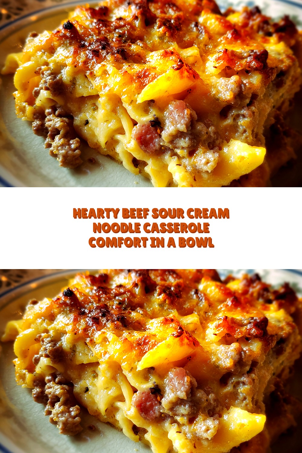 Hearty Beef Sour Cream Noodle Casserole: Comfort in a Bowl