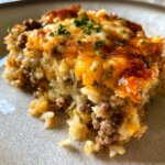 Cheesy Ground Beef and Rice Casserole – The Fervent Mama’s Comfort Classic