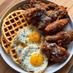 Ultimate Chicken and Waffles Brunch Spread