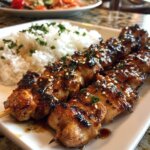 Grilled Teriyaki Chicken Skewers: Sweet, Smoky, and Irresistible