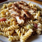 Creamy Chicken Ranch Pasta Salad (No Mayo!)