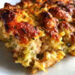 Savory Chicken Zucchini Bake with Stuffing