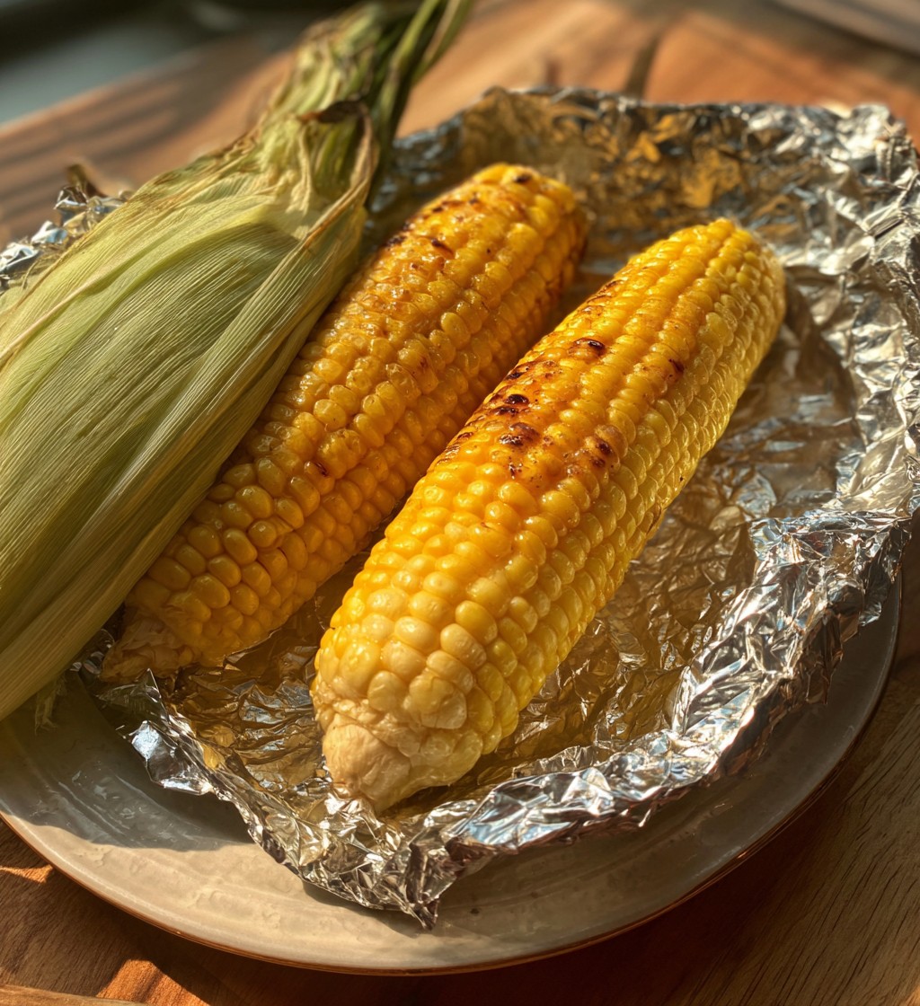 Grilled Corn on the Cob in Husk in Foil: A Summer Classic
