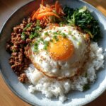 Easy Korean Ground Beef and Rice Bowls with Egg