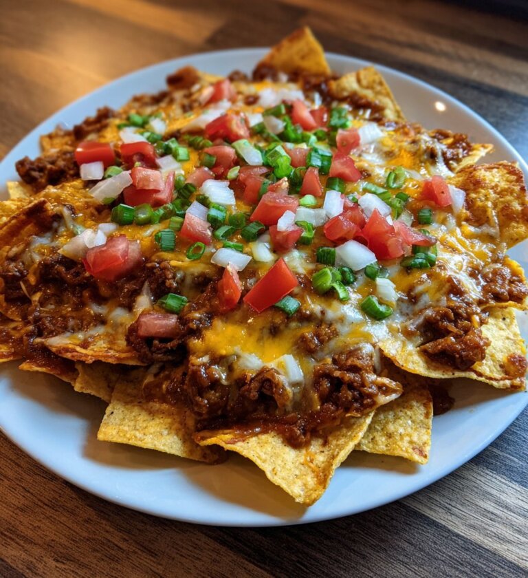 Ultimate Beef & Refried Bean Nachos Recipe