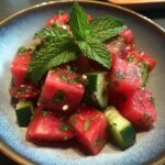 Refreshing Watermelon Cucumber Salad for Digestion